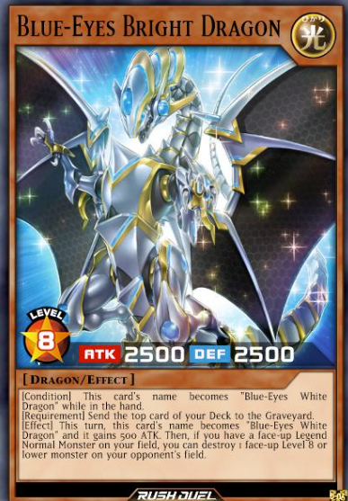 Yugioh Rush duel card